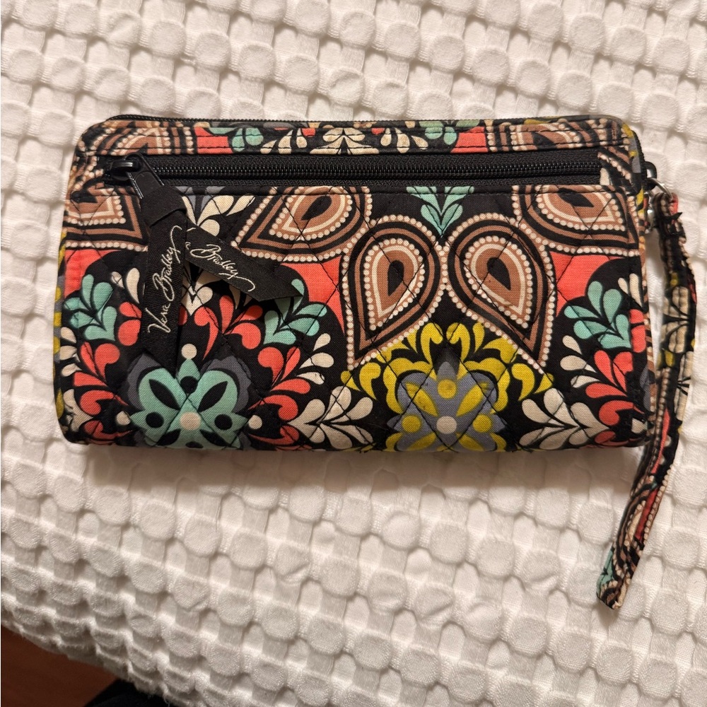 Vera Bradley Colorful Patterned Wristlet